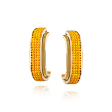 Mustard Steps Cuff Earrings