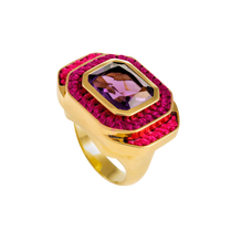 Fuchsia Steps Ring