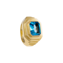 Topaz Steps Ring