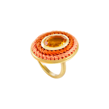 Ochre Oval Ring