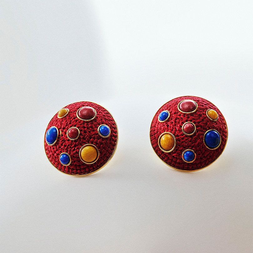 Red Cosmo Earrings