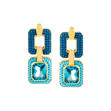 Blue Links Earrings