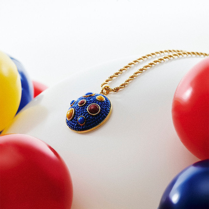 Blue Cosmo Necklace