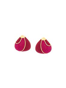 Suspiro Earrings - Red and Pink