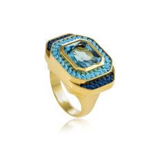 Blue Steps Ring