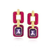 Fuchsia Links Earrings