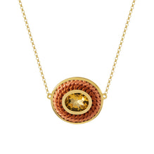 Ochre Oval Necklace